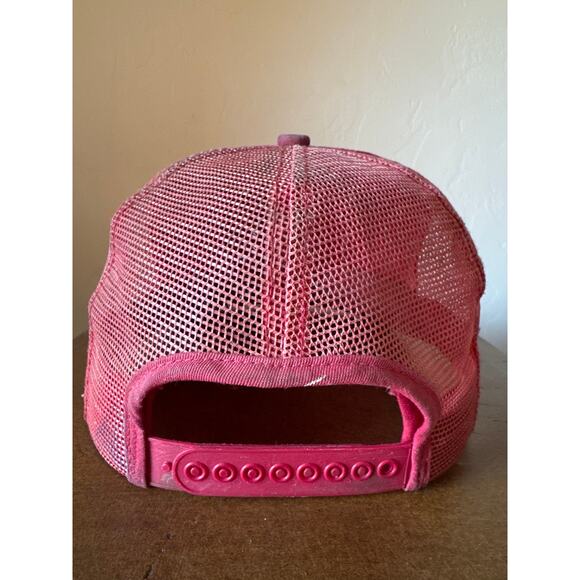 Vintage Old Threshers Reunion Iowa Tractor USA Made Legend Red Trucker Hat - Picture 4 of 7